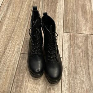 KOI footwear black platform boots